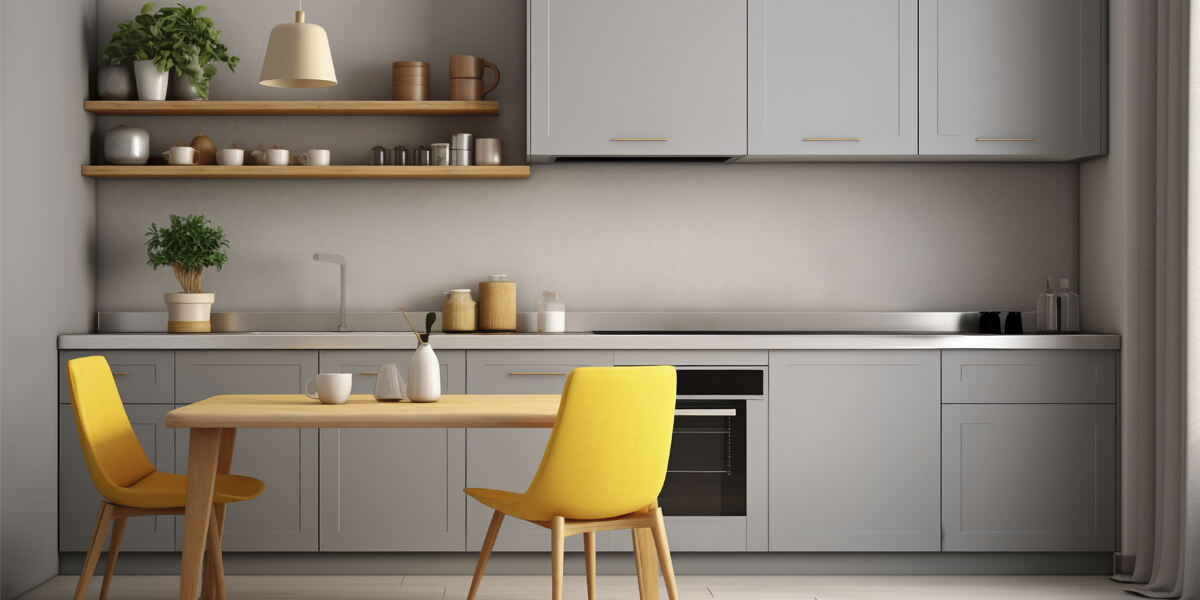 What Wall Color Goes With Gray Kitchen